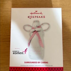 Hallmark Keepsake Ornament Susan G Komen Surrounded By Caring Cancer Survivor